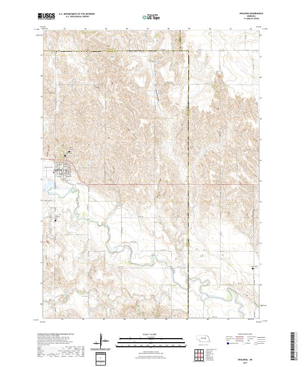USGS Topographic Map – Spalding