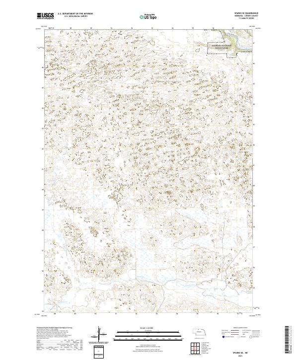 2021 Map of Sparks SE, 2021 Print