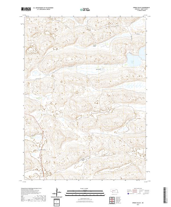 USGS Topographic Map – Spring Valley