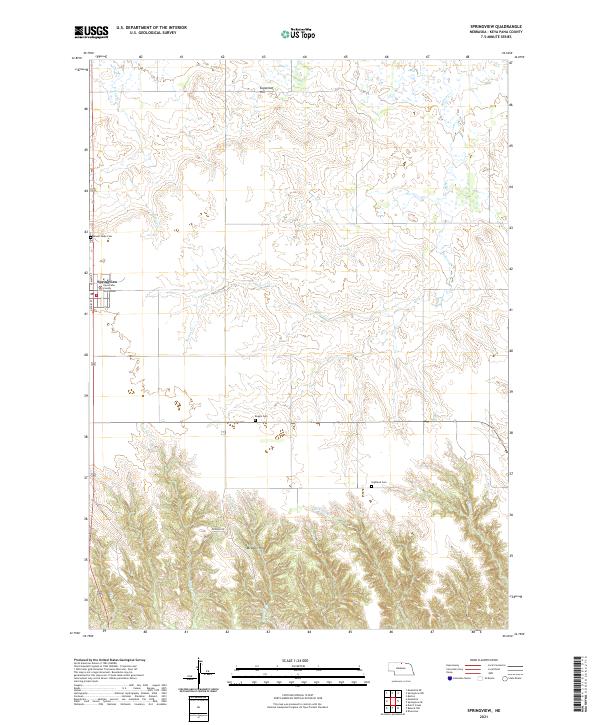 USGS Topographic Map – Springview