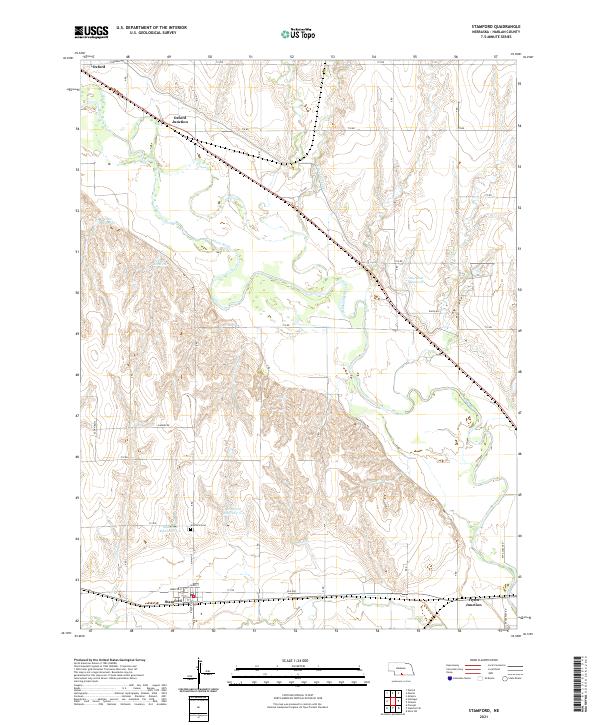 USGS Topographic Map – Stamford