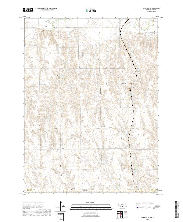 USGS Topographic Map – Stamford SE