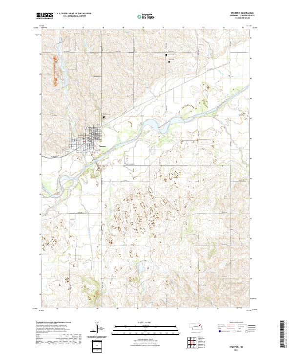 USGS Topographic Map – Stanton