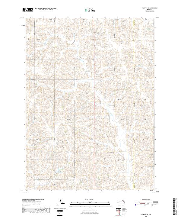 USGS Topographic Map – Stanton SE
