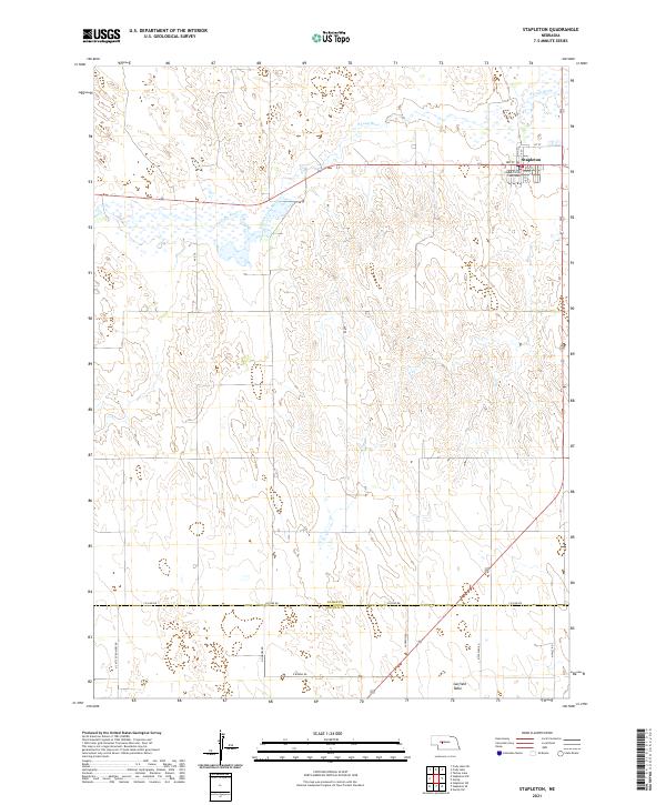 USGS Topographic Map – Stapleton