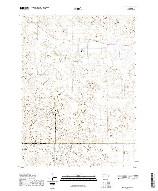 2021 Map of Stapleton NW, 2021 Print