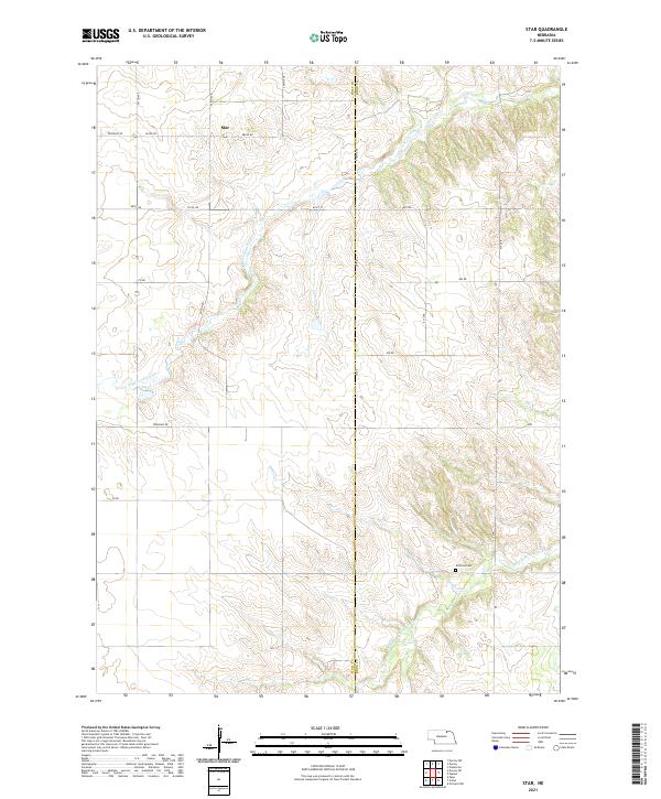 USGS Topographic Map – Star