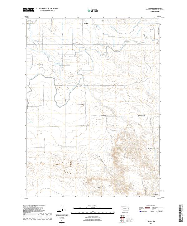USGS Topographic Map – Stegall