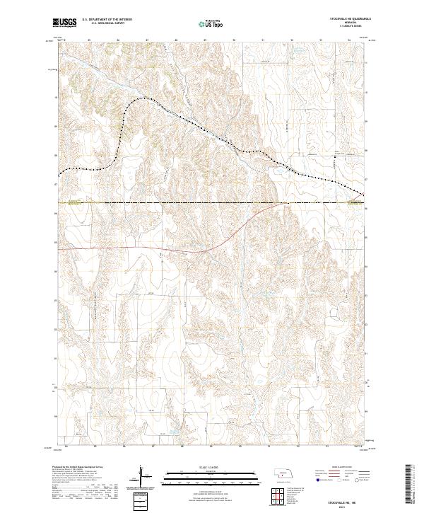 USGS Topographic Map – Stockville NE