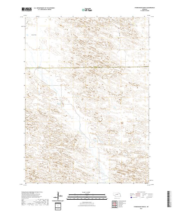 2021 Map of Stonehouse Ranch, 2021 Print