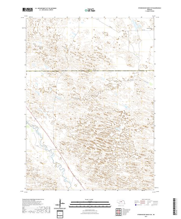 USGS Topographic Map – Stonehouse Ranch SW