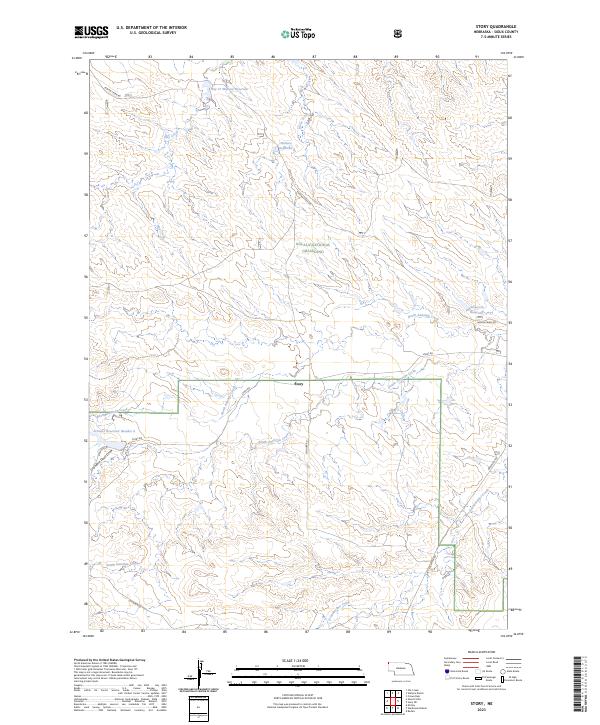 USGS Topographic Map – Story