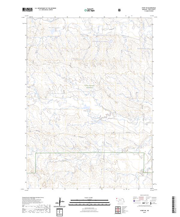 USGS Topographic Map – Story NE