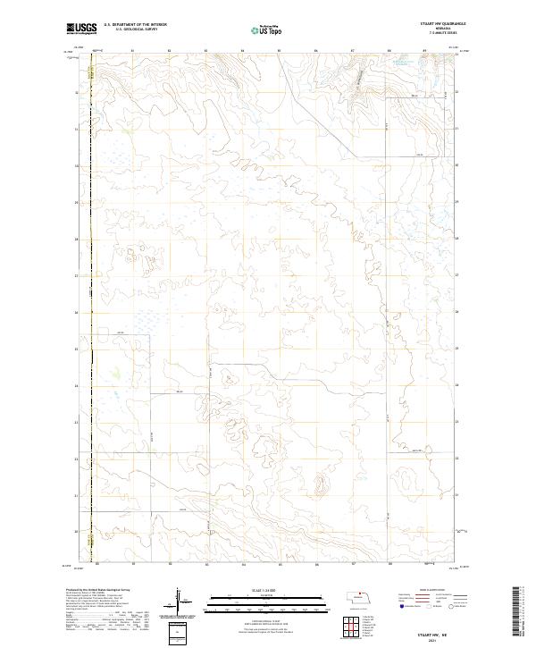 2021 Map of Stuart NW, 2021 Print