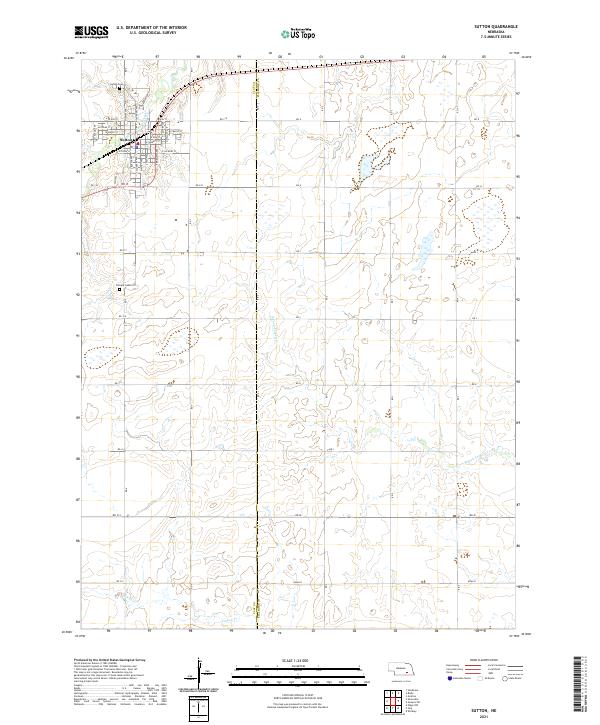 USGS Topographic Map – Sutton