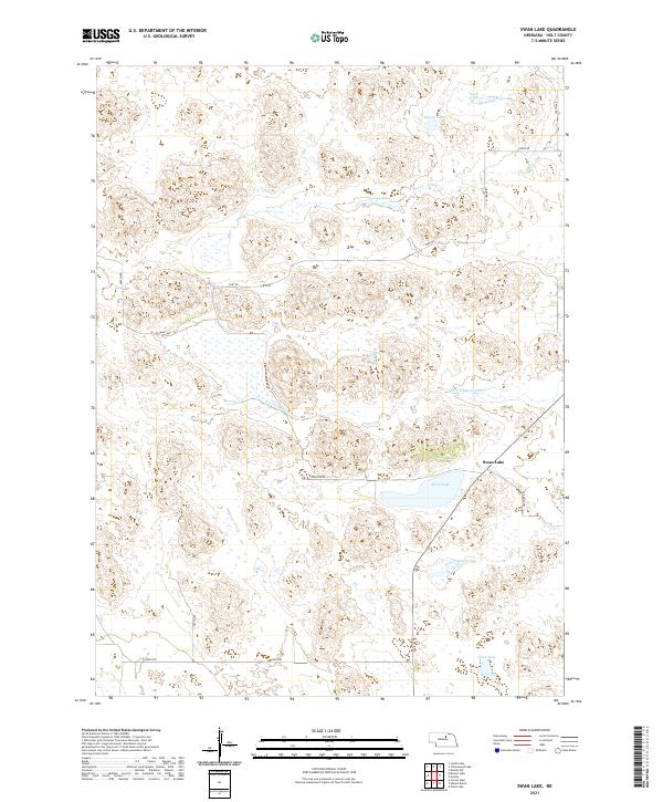 USGS Topographic Map – Swan Lake