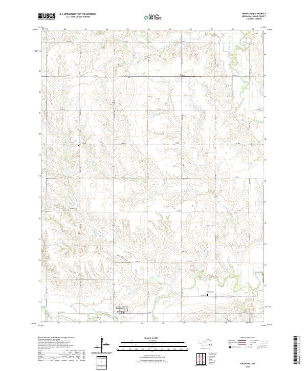 USGS Topographic Map – Swanton