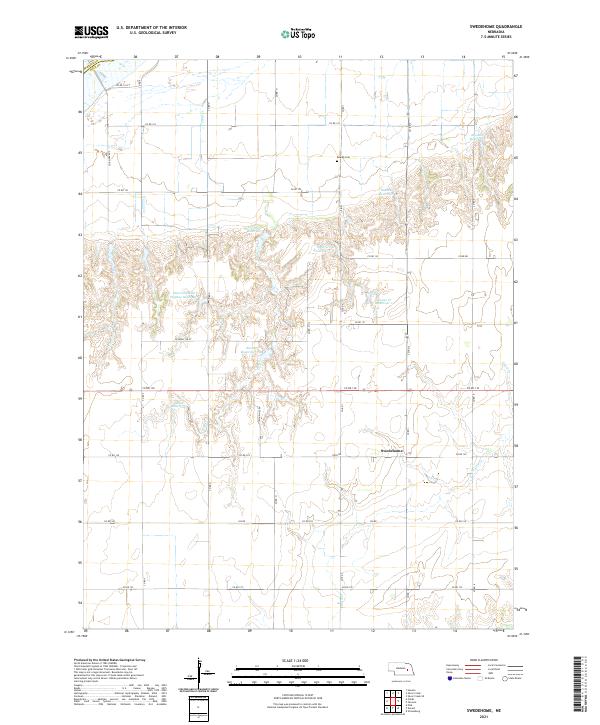 USGS Topographic Map – Swedehome