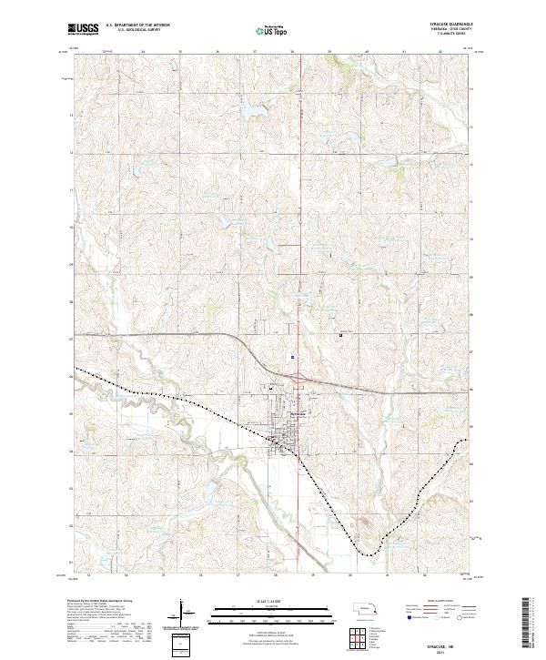 USGS Topographic Map – Syracuse