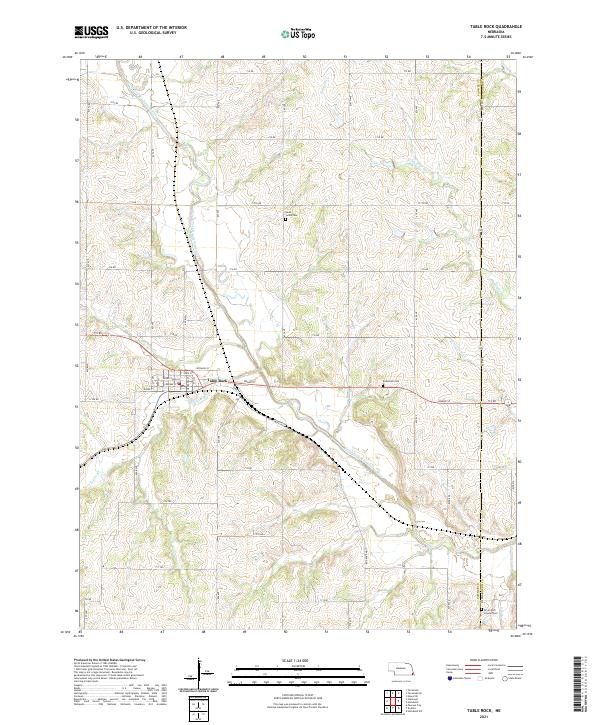 USGS Topographic Map – Table Rock