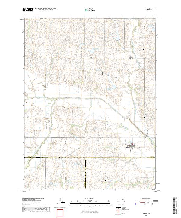 USGS Topographic Map – Talmage