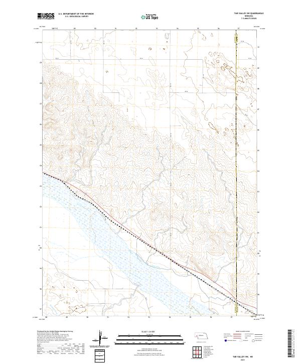 USGS Topographic Map – Tar Valley SW