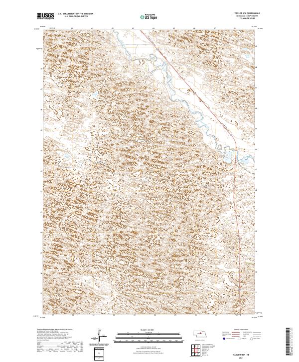 USGS Topographic Map – Taylor NW