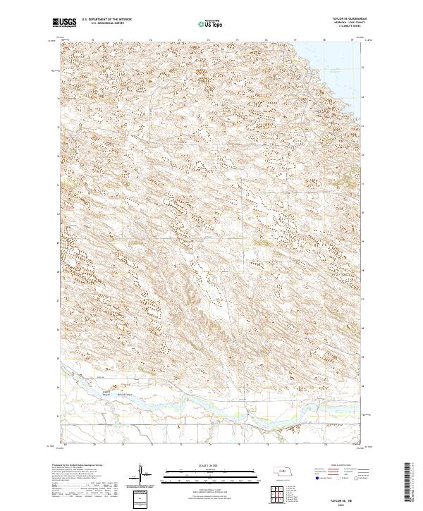 USGS Topographic Map – Taylor SE