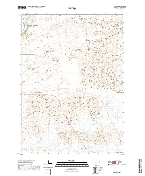 USGS Topographic Map – Thatcher