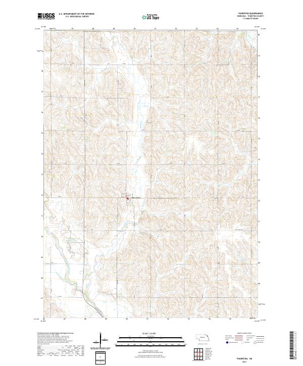 USGS Topographic Map – Thurston