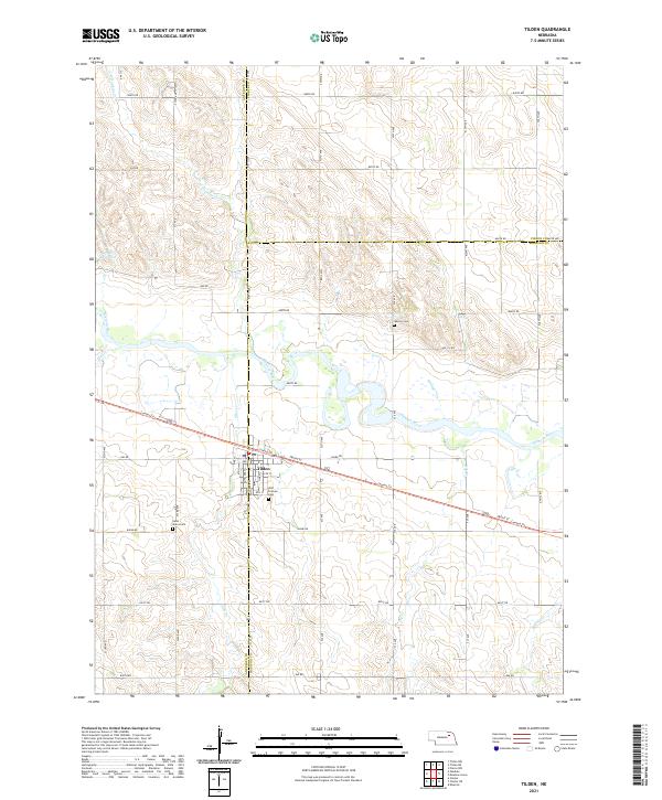 USGS Topographic Map – Tilden