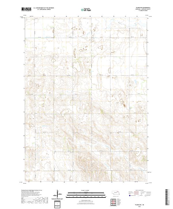 USGS Topographic Map – Tilden NW