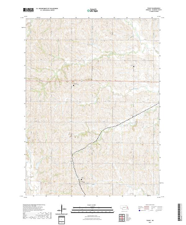 USGS Topographic Map – Touhy
