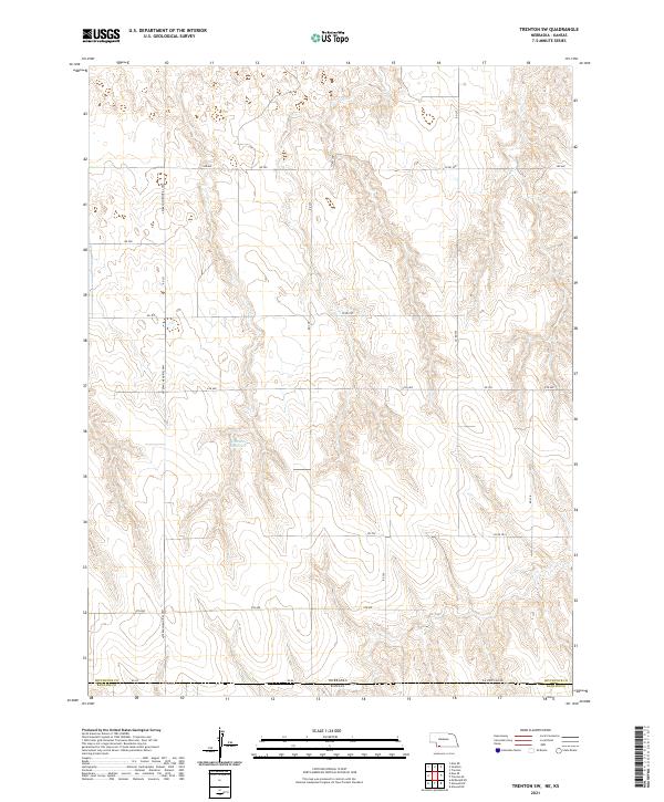 USGS Topographic Map – Trenton SW