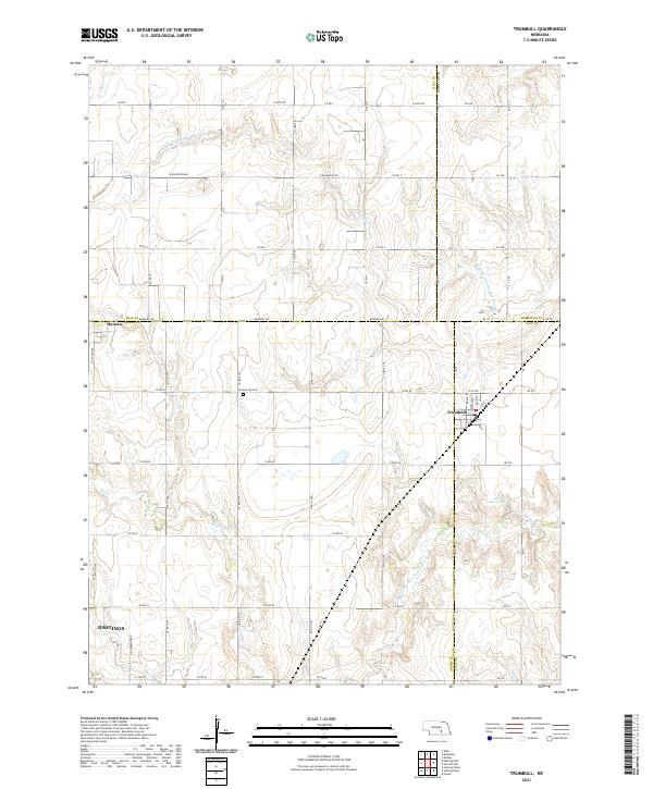 USGS Topographic Map – Trumbull