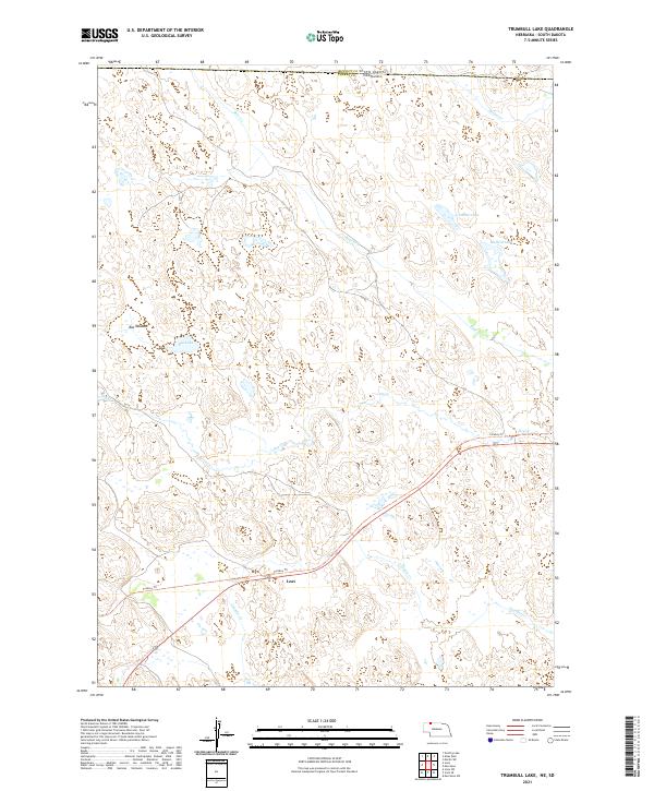 USGS Topographic Map – Trumbull Lake
