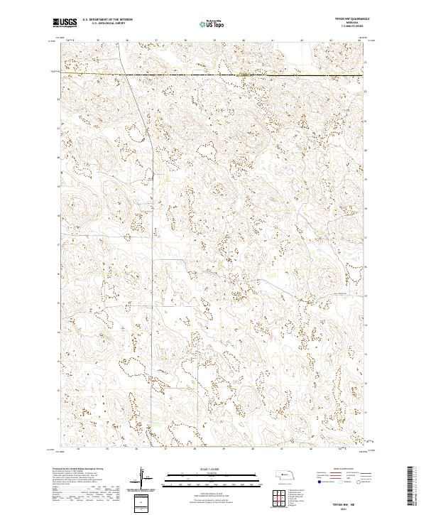 2021 Map of Tryon NW, 2021 Print