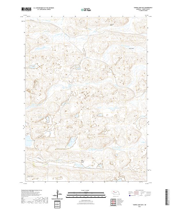 USGS Topographic Map – Turpin Lake East