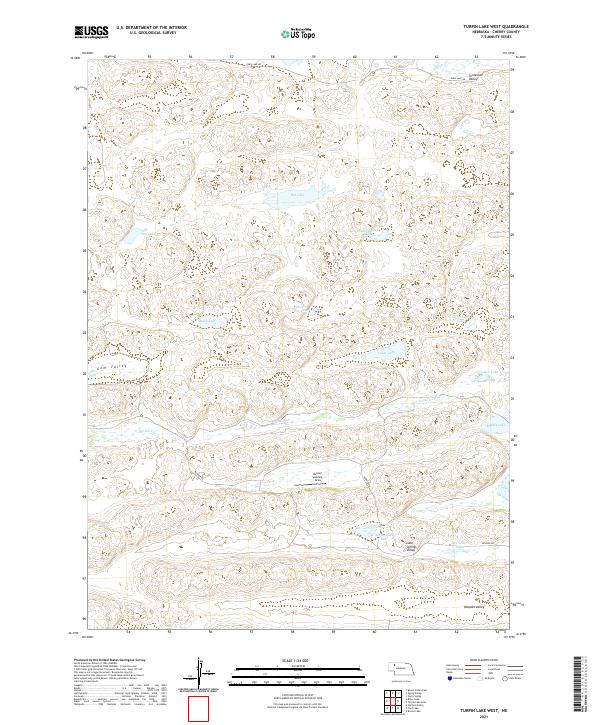 USGS Topographic Map – Turpin Lake West