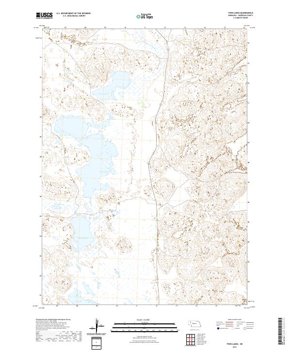 USGS Topographic Map – Twin Lakes