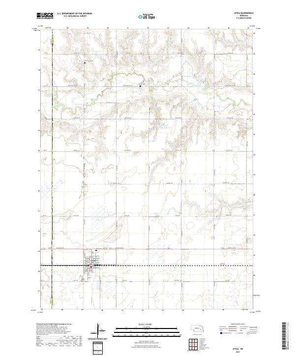 USGS Topographic Map – Utica