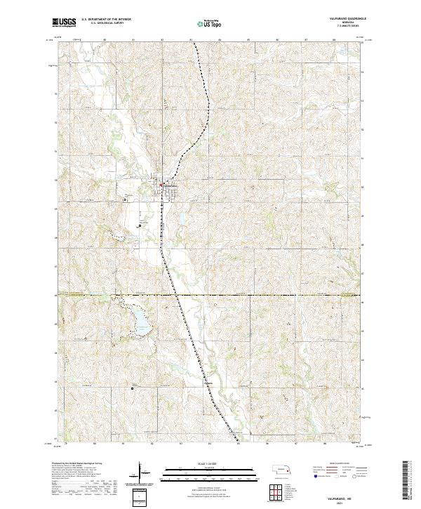 USGS Topographic Map – Valparaiso