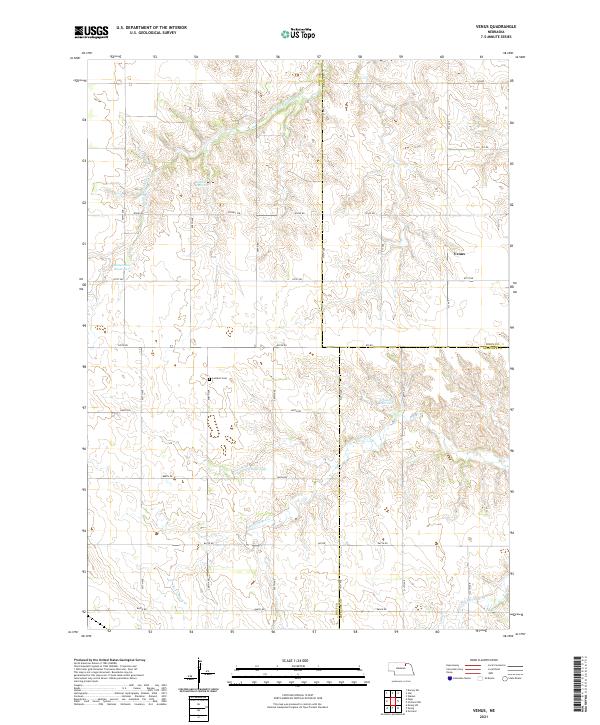 USGS Topographic Map – Venus
