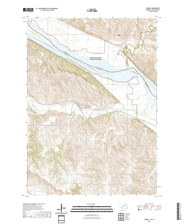 USGS Topographic Map – Verdel