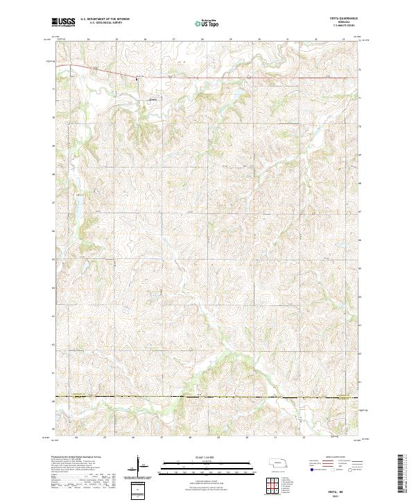USGS Topographic Map – Vesta