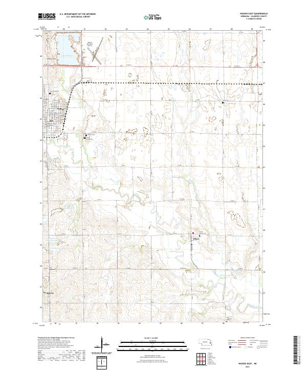 USGS Topographic Map – Wahoo East