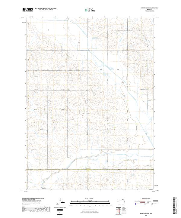 USGS Topographic Map – Wakefield SW