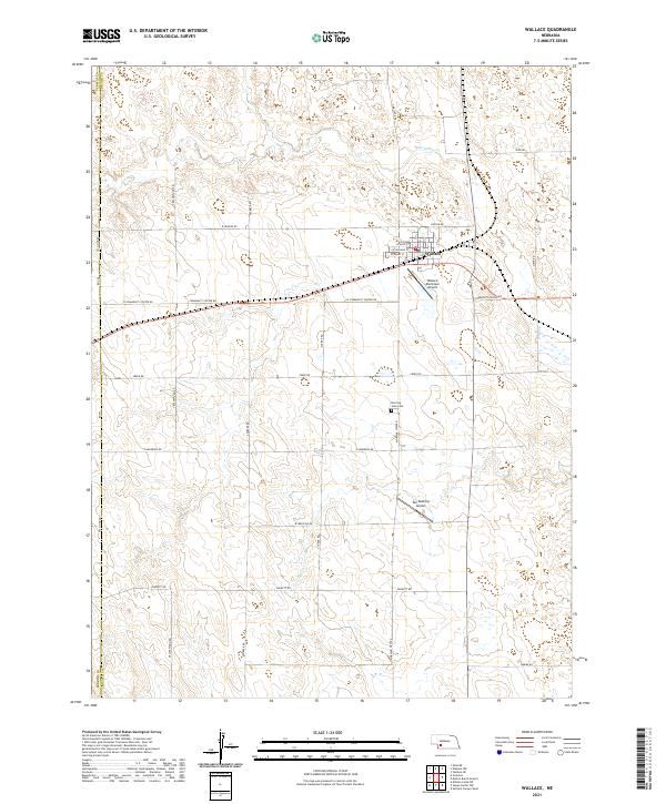 USGS Topographic Map – Wallace