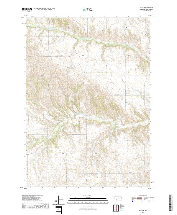 USGS Topographic Map – Walnut