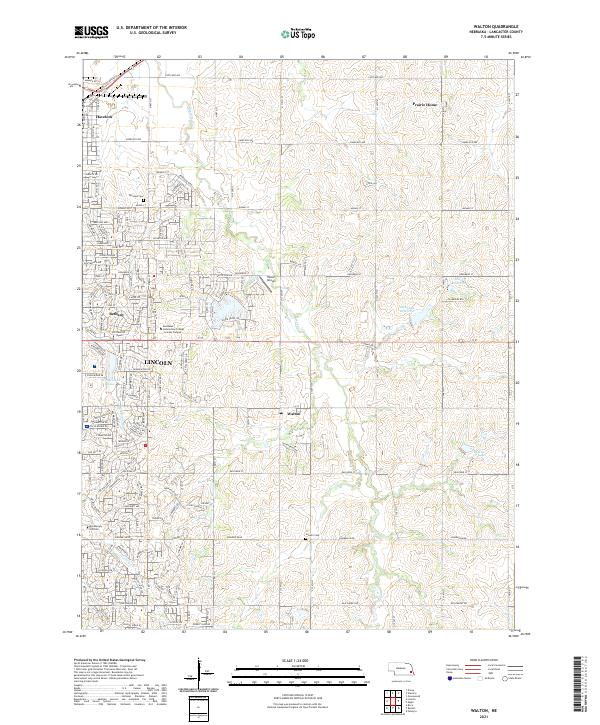 USGS Topographic Map – Walton